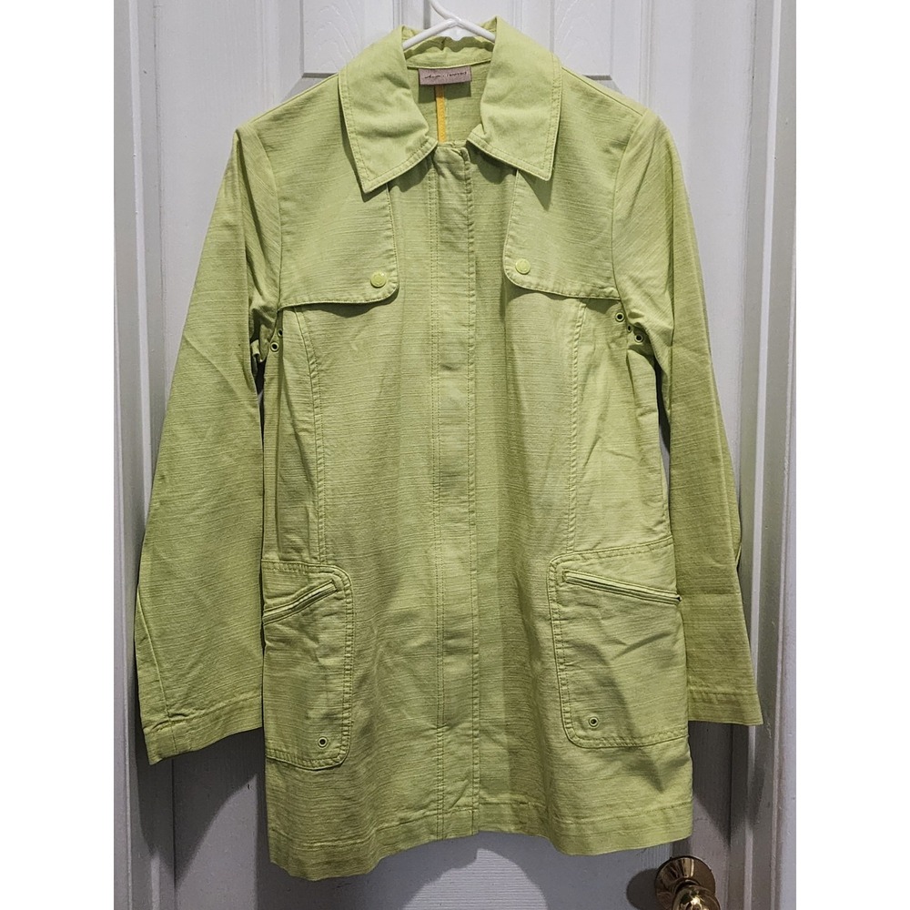 I.E. Relaxed Lime Green Lightweight Jacket Size Medium